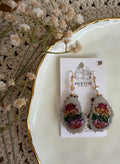 joshy- rugged rainbow (champagne) antler dangles