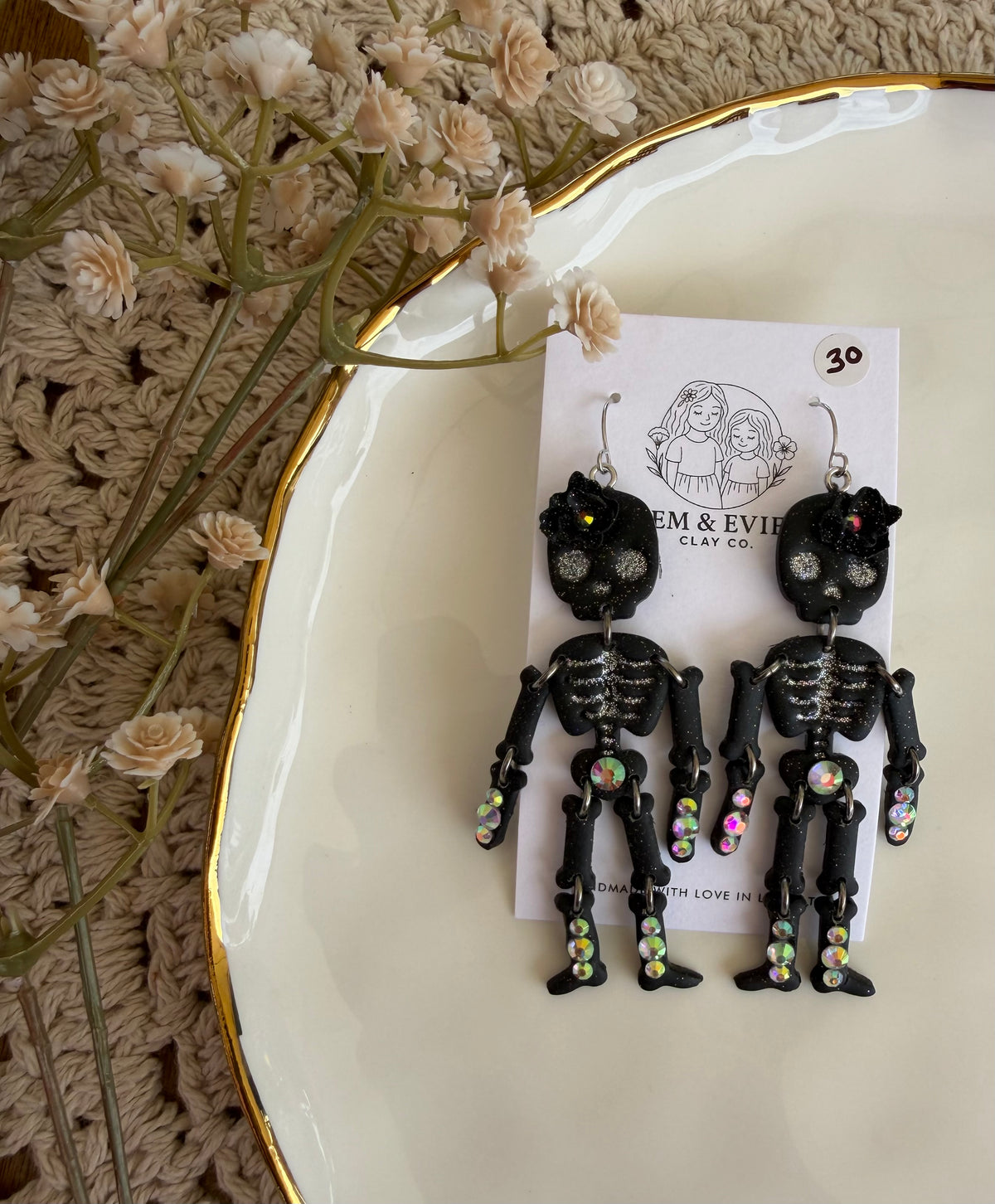 bedazzled skelly