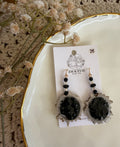 joshy- black antler dangles